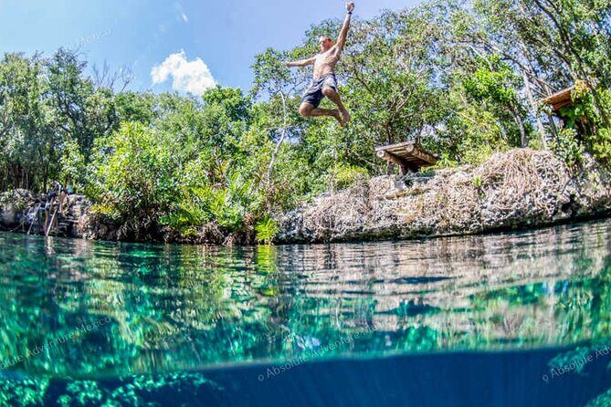 2 Cenotes Private Tour – VIP Adventure with Expert Guide - Stop 2: Taak Bi Ha cave cenote snorkeling in the jungle