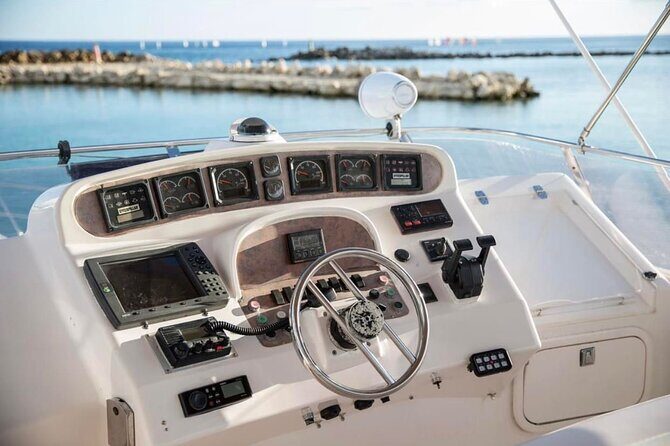 2 Hour Sunset- 60' Neptunus Tulum, Playa del Carmen, Riviera Maya - Stop at Puerto Aventuras Marina: the setting and the payoff