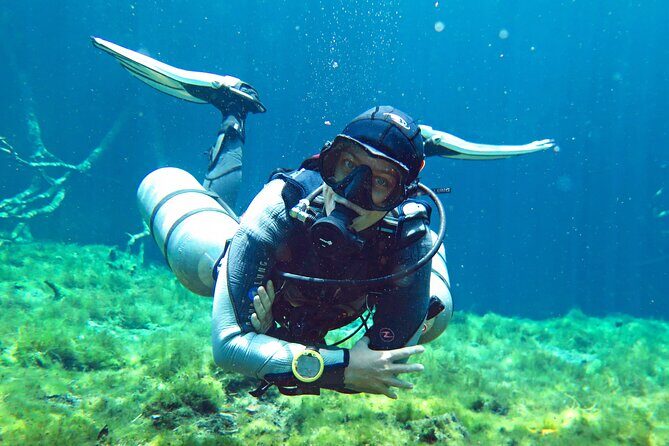 3 days diving in cenotes for certified divers - The heart of the experience: one cenote each day with a cavern guide