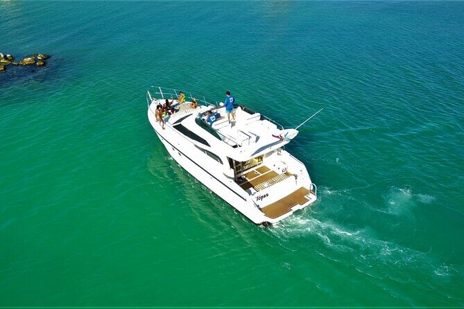 3 Hour Xpu-Ha - 47' Azimut, Tulum, Playa del Carmen, Riviera Maya - Price and Value: $975 for Up to 15 (Plus the $20 Fee)
