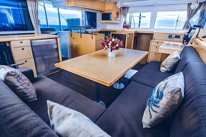 3 Hours Exclusive 45' Lagoon Catamaran Experience - Floating Mat + Paddle Boards: The Easiest Way to Enjoy the Lagoon