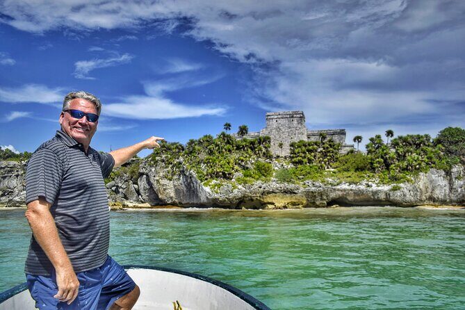 3 in 1 Private Tour Tulum Cenote and Snorkeling in the reef - Cenote Xunaan-Ha: crystal-clear water and the cool-factor you can feel