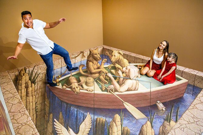 3D Museum of Wonders Admission Ticket - Interactive Exhibits and Touchscreens: More Than Just Posing