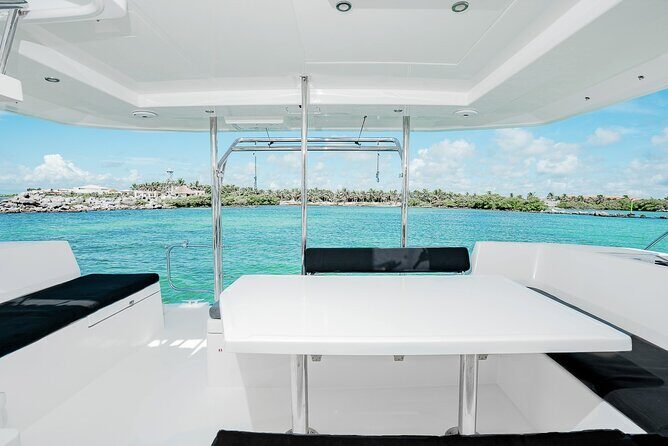 4H Lux 40' Catamaran All-Inclusive in Tulum and Playa del Carmen. - Practicalities: dock fee, towels, gear, and the small costs