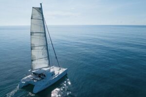 4H Private 38'Catamaran All-Inclusive in Tulum & Playa del Carmen - Paamul Bay: sheltered snorkeling plus real chances to see turtles and manta rays
