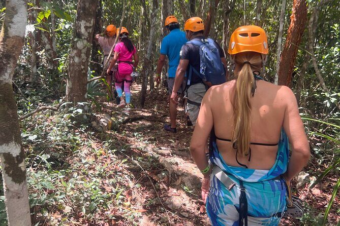 Adventure in a Private Mayan Community - Rappelling Into the Hidden Cenote (Then Actually Swimming)