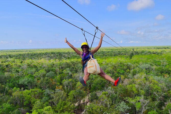 Adventure in the Mayan Jungle with ATV and Zip Line in Tulum - Zip Line Circuit and the 1 km Evolution Line