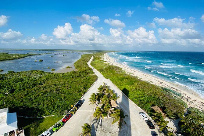 Amazing Jeep Tour Visit Punta Sur Park and San Gervasio Ruins - Punta Sur Eco Beach Park: Colombia Lagoon and Lighthouse Photos
