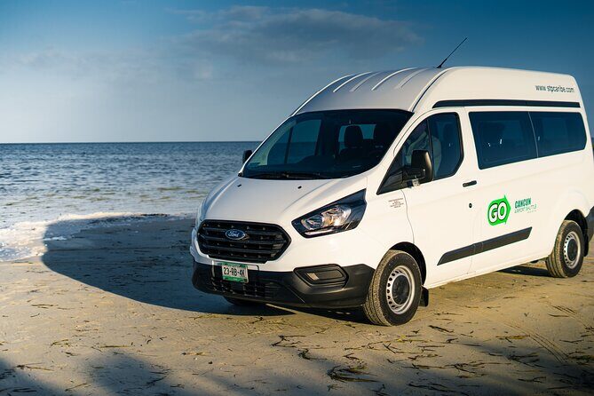 Arrival from Tulum Airport Private Transportation in Minivan - Finding the driver fast: booth, badge, and a tablet with your name