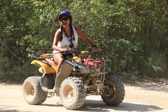 ATV Cenote and Zipline Sacred Jungle Expedition - ATV Jungle Ride: Thrills, Dirt, and Staying Together