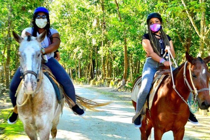 ATV & Horseback Ride with Ziplines Cenote from Playa del Carmen - Group size: small enough for attention, still mixed energy