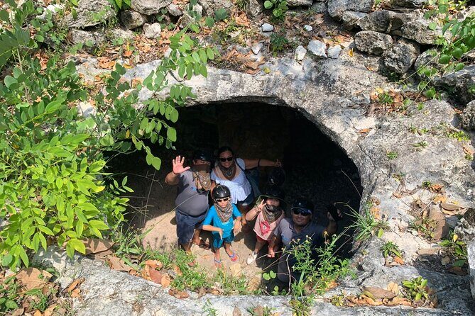 ATV Jungle Adventure to Hidden Mayan Ruins and Caves - Getting geared up: helmet, goggles, and a 10-minute safety reality check