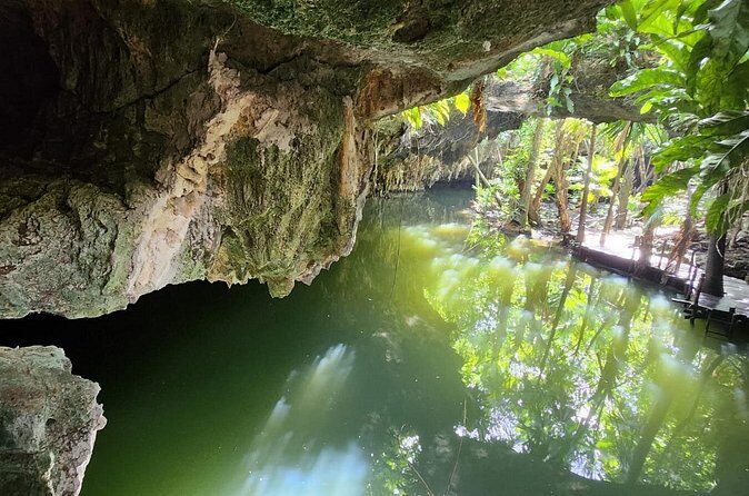 ATV tour to jade cavern with transfer (single or double) - Jade Cenote Stop: Short Water Time, Bats/Turtles, and Temperature Reality