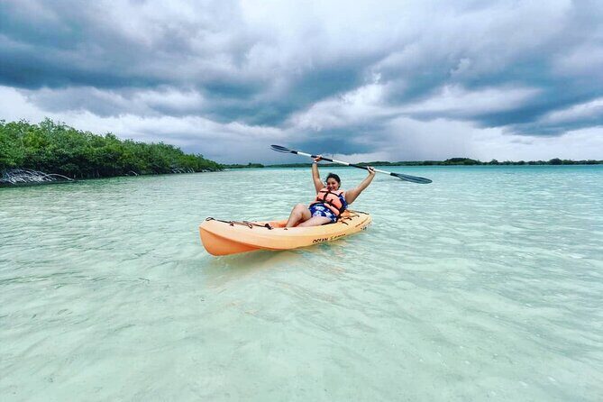 Bacalar Lagoon! Kayaks & Cenote Azul From Playa Del Carmen - Kayak on Bacalar Lagoon With Life Jackets