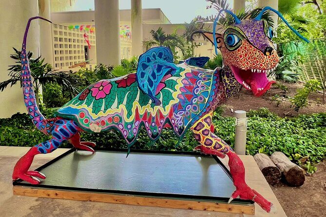 Cancun gems: Mayan Museum, Beach watching, Local Market, & Lunch - Playa Delfines photo stop: iconic views with a short, guided break