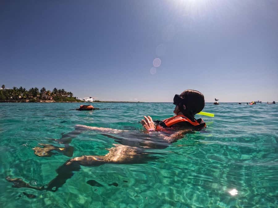 Cancun: Snorkeling tour with Sea Turtles & Cenote, half day. - Cenote Yax-Muul: underground caves, stalactites, and the light effect