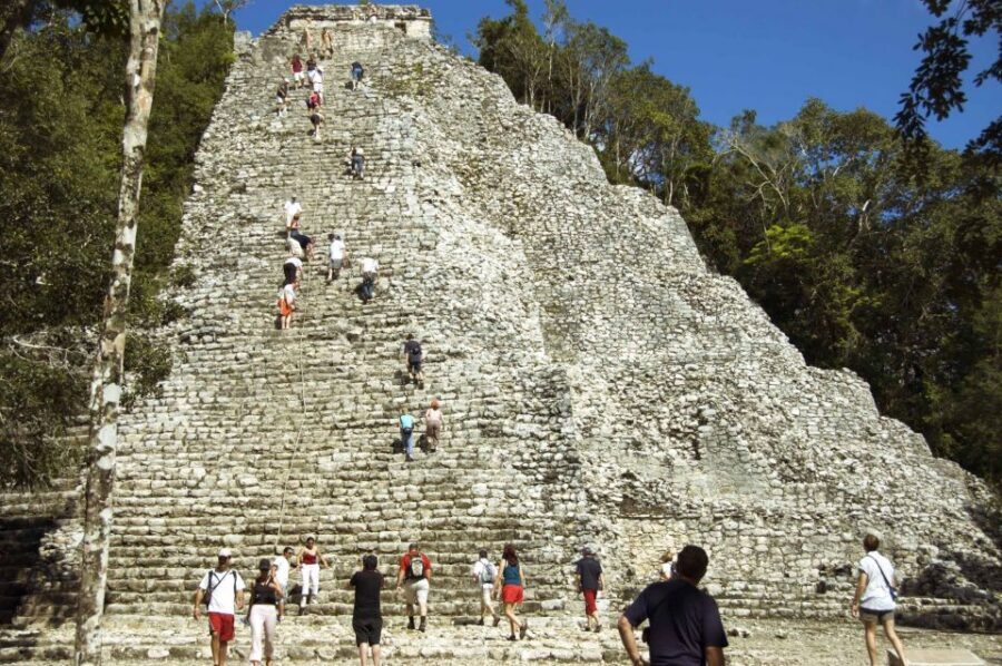 Cancun: Tulum & Coba with Cenote, Cave Exploration and Lunch - The cenote experience at Nohoch Nah Chich: caves, swim guidance, and cool water