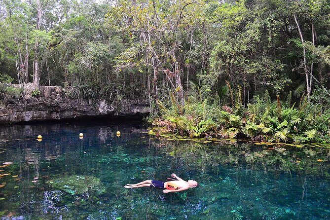 Cenote Triple Adventure Tour in Tulum - Stop 2: Gran Cenote and the light-filled cave feel