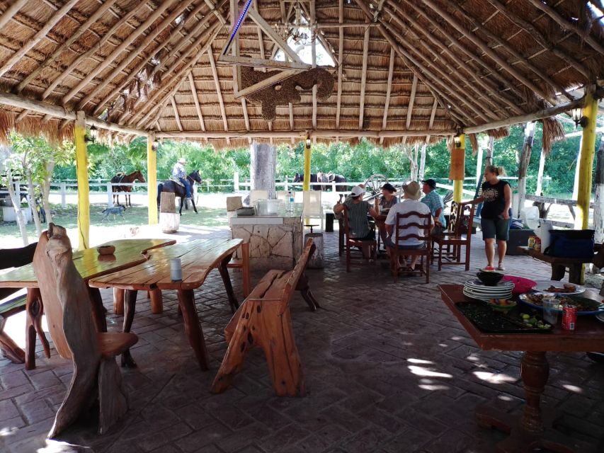 Cozumel: 5-Hour Private Caves and Ruins Tour with Lunch - Oceanfront lunch under the palapa: the best kind of reset