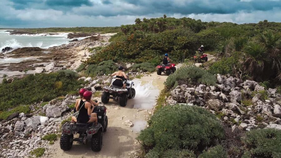 Cozumel: ATV Seashore Adventure & Mayan Cenote Experience - Cenote swim timing: how to enjoy the secret water stop