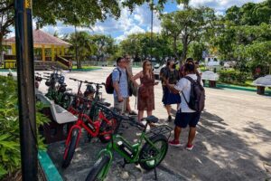 Cozumel: City Tour by E-bike - The ride setup: helmets, small groups, and the “will I fit?” checklist