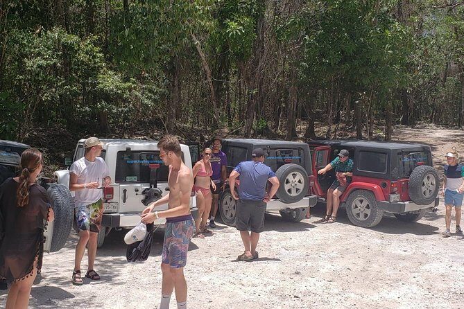 Cozumel Jeep Adventure to Jade Caverns with Lunch and Snorkel - Getting Ready for the Jeep Ride: Climbing In and Bumpy Means Plan Smart