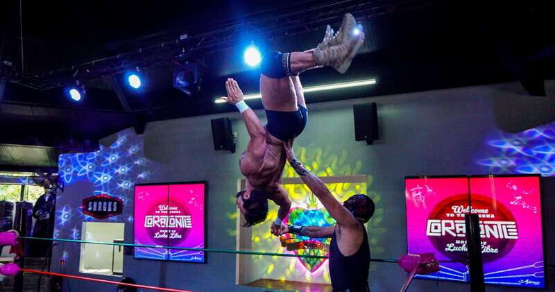 Cozumel: Mexican Lucha Libre Experience! Classic Package - High-flying athleticism (and how they manage safety)
