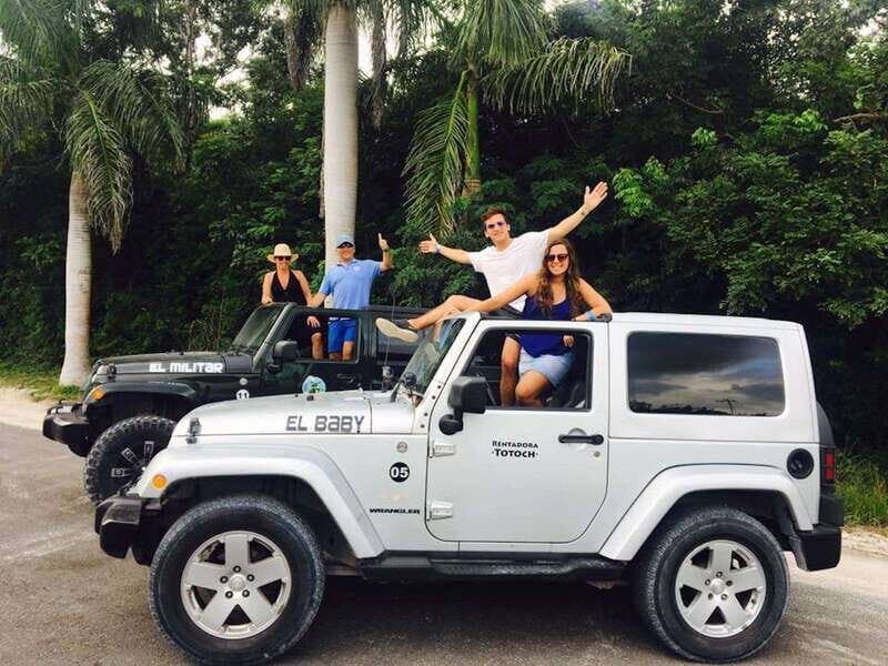 Cozumel Private Jeep Tour with Lunch and Snorkeling - Jeep driving in Cozumel jungle roads: how the scenery changes