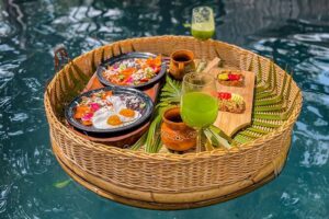Floating breakfast in The Yellow Nest (near Dos Ojos cenote) - Welcome drink and the rhythm of a slow morning
