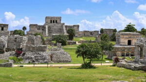 From Cancun: Day Trip to Tulum, Cenote & Playa del Carmen - Tulum Archaeological Zone: Ocean Views Plus a Guided Script