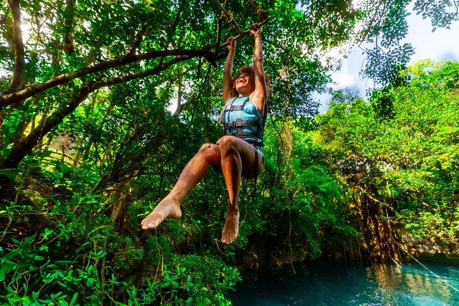 From Playa del Carmen ATV Adventure with Ziplines, Cenote - Zipline Circuit: Fun Flight With Short Timing
