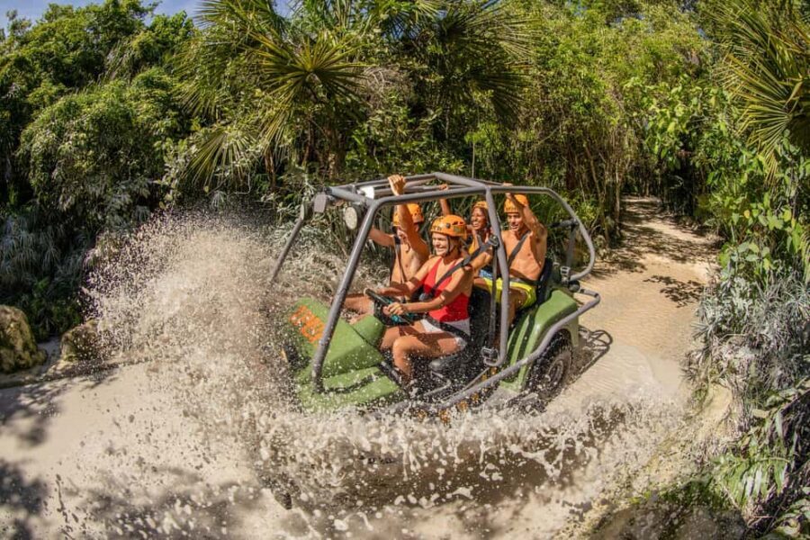 From Playa del Carmen: Xplor Park Admission, Full Day - Underground River: Swimming and Rafting Through Clear Water
