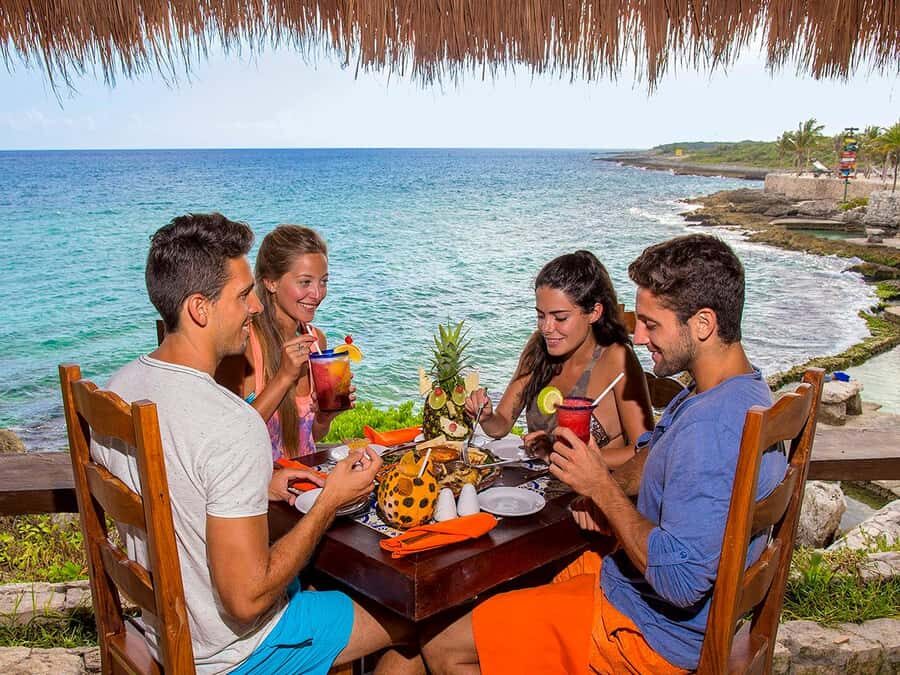 From Riviera Maya: Complete Combo to Xcaret Park! - Food and the Real Cost of Convenience Inside the Park