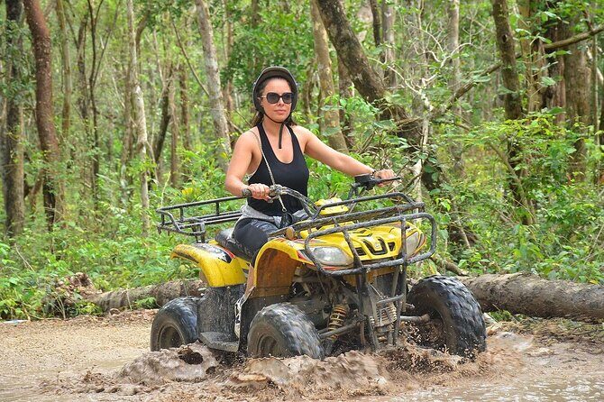 Full Adrenaline Day in Tulum! ATVs, Zipline, Cenote, Rappel, Food - Cenote Swim: The Cooling Break You’ll Actually Remember