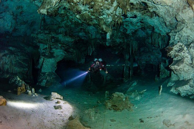 Go for 2 dives in cenote Dos ojos for certified divers - Bat Cave: flashlights, tunnels, and that stop-and-stare feeling