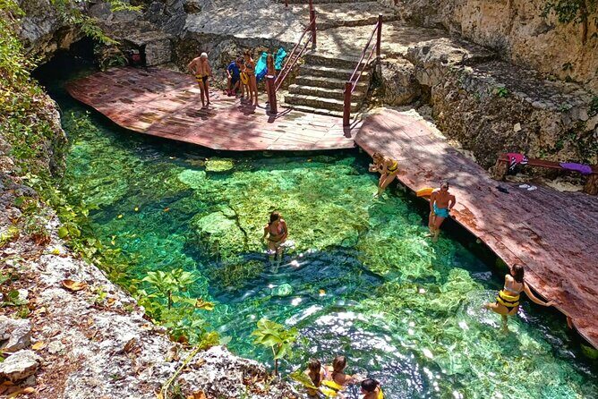 Half-Day Tour to Tulum and 2 Cenotes from Tulum - Stop 2: Canamayte Cenote & Ecopark (semi-open plus cavern swim)