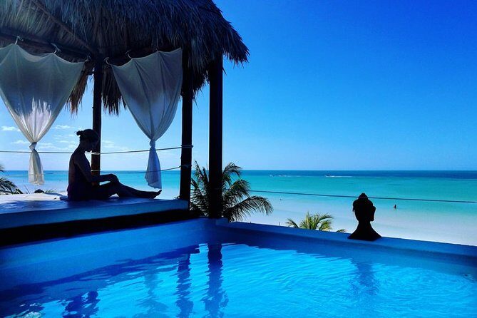 Holbox Island Full Day Trip with Lunch From Playa del Carmen - Lunch with ocean view: fish, chicken, salad, rice, and a real vegetarian option
