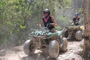 Maya Adrenaline Tulum: Cenote + 5 Ziplining + ATV Adventure - The ATV mud roads: fun driving, but it’s not a smooth cruise