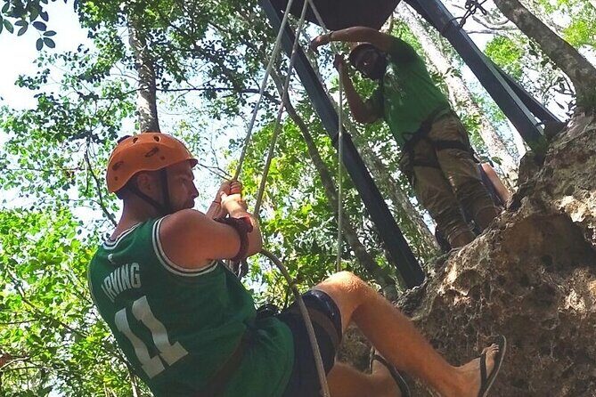 Maya Adrenaline Tulum: Cenote + 5 Ziplining + ATV Adventure - Ziplining: the Mayan-style ceremony and the real scale of the circuit