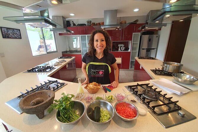 Mexican Cooking Class 1 or 3 Courses Tequila and Mezcal Tasting - Meals and drinks included: your value check