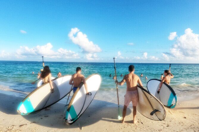 Morning Session - All Levels Paddleboard Group Caribbean Sea - Snorkel Gear Only If Conditions Allow: A Nice Bonus, Not a Promise