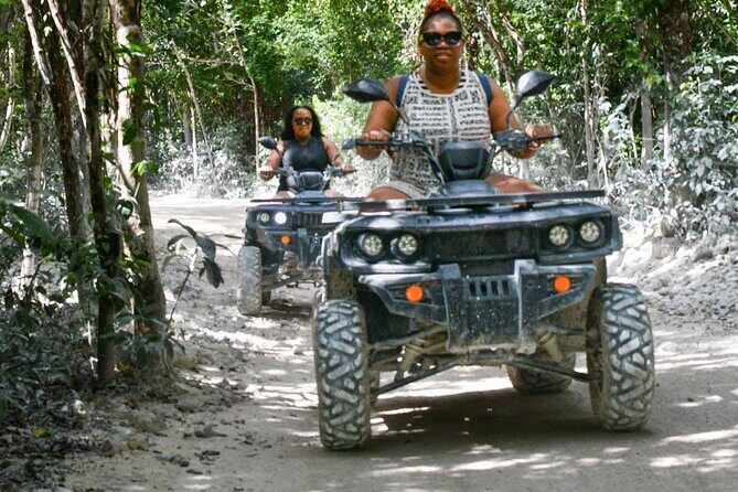 Off Road ATV Tour with Caverns, Cedral & Beach Time with Transfer - ATV, Cenotes, and Chulas Beach in About 5 Hours