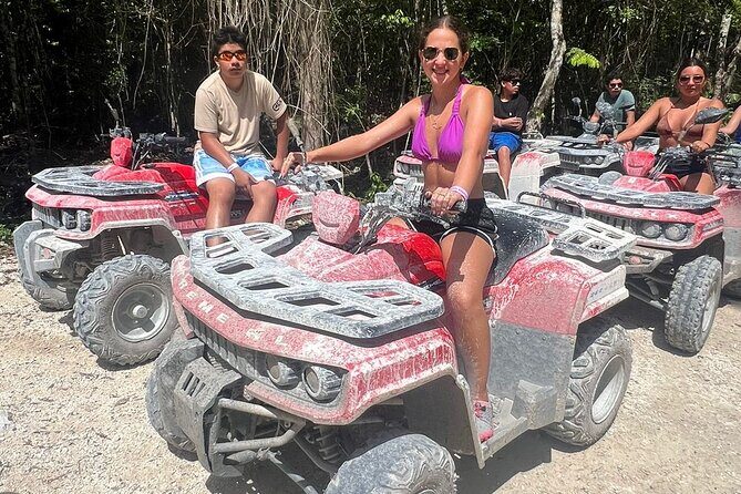Off Road ATV Tour with Caverns, Cedral & Beach Time with Transfer - Stop 1: El Cedral, Jungle Driving, and the Cenote Chempita Swim