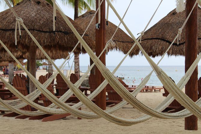 Official Chankanaab Park Day pass and Snorkel with Lunch included - Beach time: loungers and hammocks, but mind the shoreline