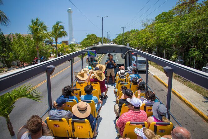 Open Top City Tour & Beach Break - Cozumel in five hours: the open-top bus setup
