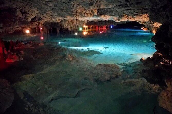 Private ATV Jungle & Cave Adventure - Stop 1: underground river and cenote swim (with Mayan context)