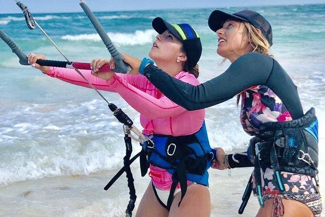 Private Kiteboarding Lesson in Tulum - In-water progression: body drag, waterstarts, and transitions