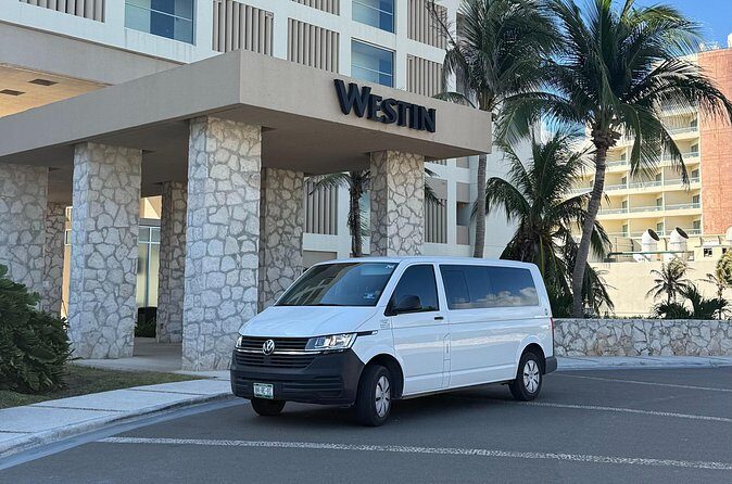 Private Transfer Cancun Airport to Nickelodeon Riviera. - Meeting the driver and ID validation at pickup
