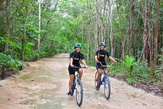 Rio Secreto Plus: Classic Tour, Bycicle, Rappel & Ziplines - Underground cave time: dry walking, then wet river moments
