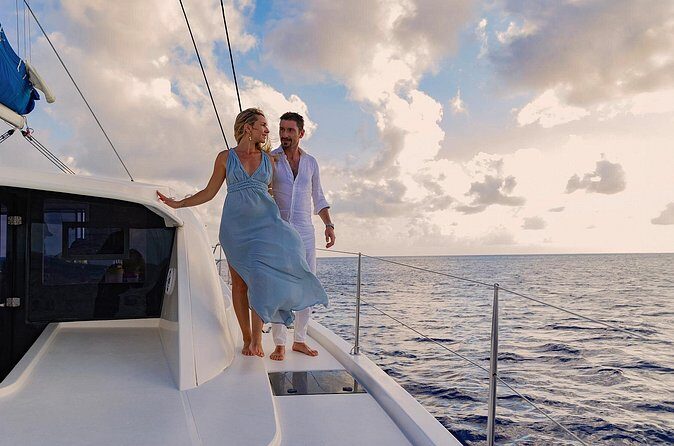 Riviera Maya Luxury Sunset Sailing plus Light Dinner and Open Bar - The sunset itself: colors, timing, and the land-based view